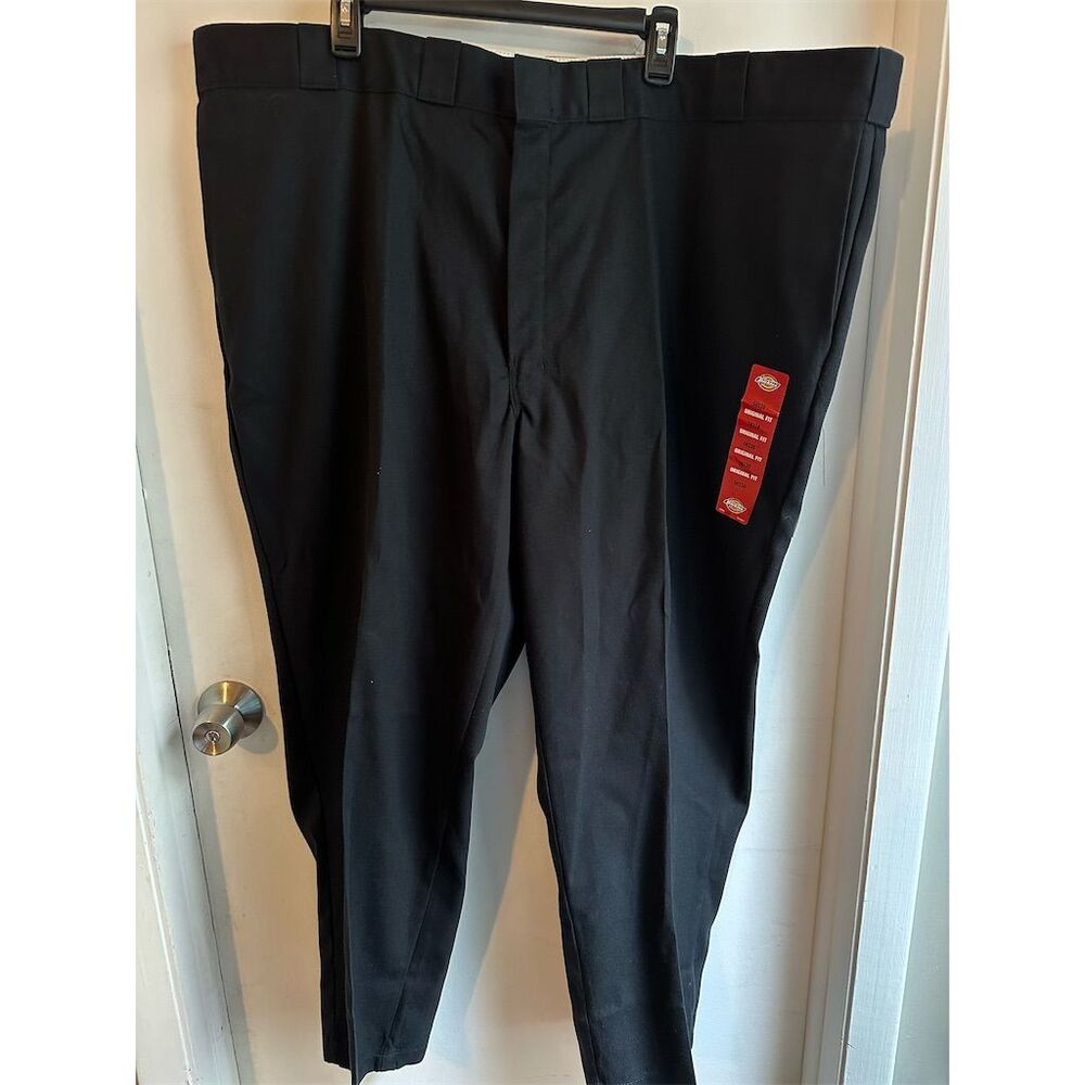 Dickies Men's 874 Work Pants Black Size 50x30 Durable & Comfortable
